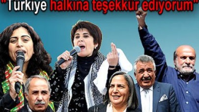 “BDP'den  teşekkür“..