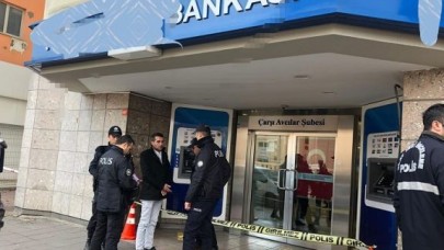 Avcılarda  banka soygunu!