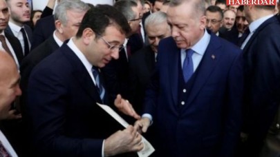 Ekrem İmamoğlu, Erdoğan ile görüştü! İşte Kanal İstanbul mektubu verdiği görüşmeden kareler