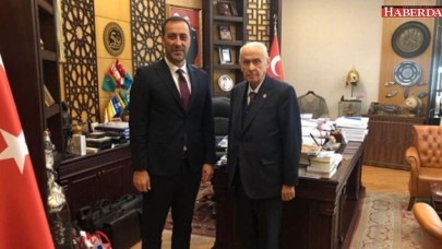 Silivri Belediye Başkanı Volkan Yılmaz, MHP Lideri Devlet Bahçeliyi ziyaret etti.