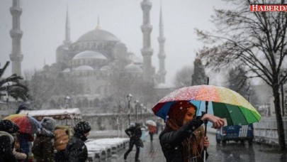 İstanbula kar geliyor