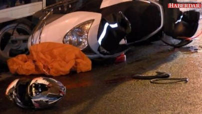 Büyükçekmecede iki TIRın arasında kalan motosikletli öldü