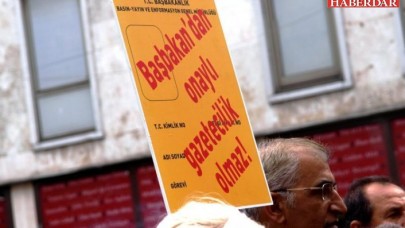 Saraydan basın kartı açıklaması