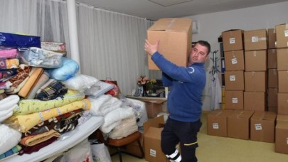 Silivriden Sivriceye 2nci yardım TIRı