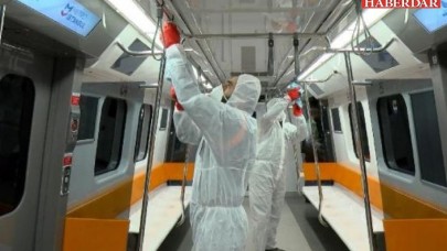 İstanbul metrolarında virüs önlemi