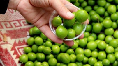 Antalya toptancı halinde yeşil eriğin kilosu 750 lira