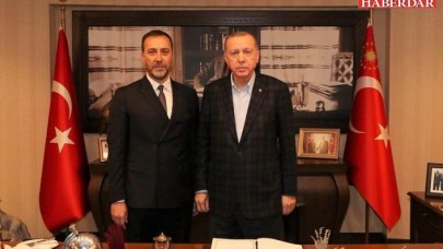 CUMHURBAŞKANI ERDOĞAN’DAN BAŞKAN YILMAZ’A ZİYARET