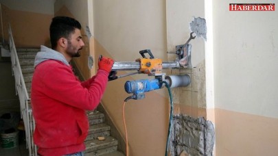 POLİS EŞLİĞİNDE ÖRNEK ALDILAR