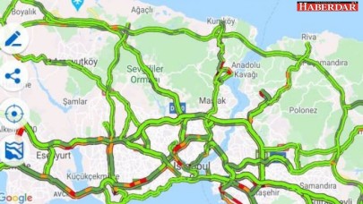 İstanbul trafiğine koronavirüs etkisi