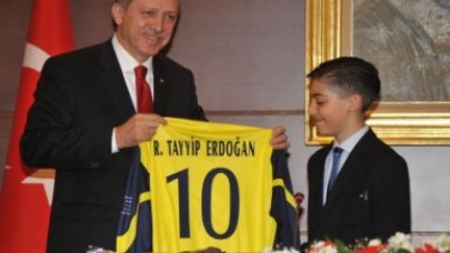 Erdoğan öğrencileri kabul etti