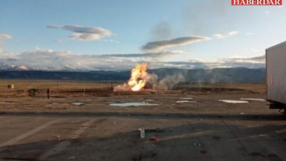 İran- Türkiye doğalgaz boru hattında patlama