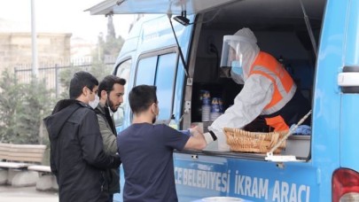 Büyükçekmece Belediyesi sağlık çalışanlarının yanında