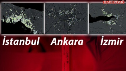 İstanbul, Ankara ve İzmirde, corona virüs salgınında en riskli ilçeler
