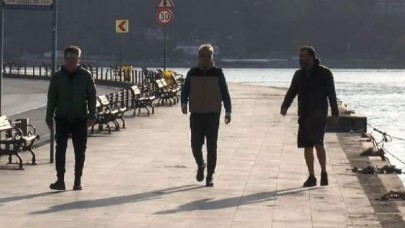 Türkiyenin en eğitimli ilçesinde karantina manzarası! Sabah yürüyüşüne çıktılar