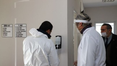 Büyükçekmece’de sağlık ocaklarına dezenfektan makinesi monte edildi