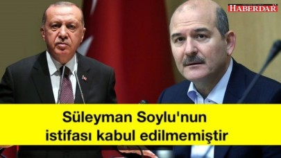 Son Dakika: İletişim Başkanlığı: Süleyman Soylunun istifası kabul edilmemiştir