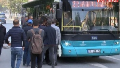 Yasağın ardından İstanbulda toplu ulaşım