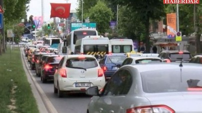 Yasak sonrası İstanbulda trafik