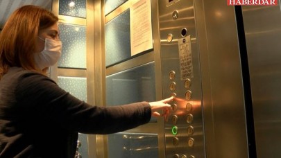 Asansörler ve apartman kapıları virüsün bulaşacağı en riskli alanlar