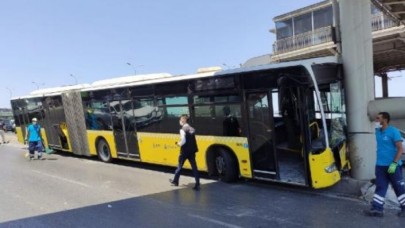 Beylikdüzünde İETT otobüsü kazası: 19 yaralı