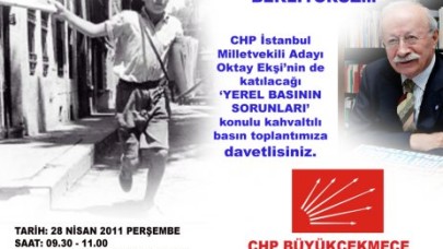 CHP Büyükçekmece’den ‘Yerel Basın Semineri’