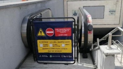 Metroda yürüyen merdiven faciası