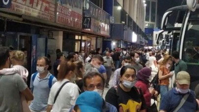 İstanbul Otogarında bayram yogunluğu