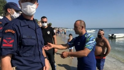 Kumburgazda yüzme alanında jetski ve sürat teknesi denetimi