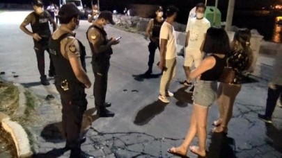 Avcılar Sahilinde maske denetimi