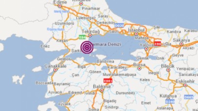 Marmara Denizinde Tekirdağ açıklarında deprem! İstanbulda da hissedildi