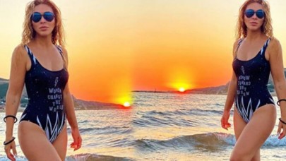 Ziynet Saliden tatil pozları