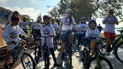 Küçükçekmecede pedallar kuşlar için çevrildi