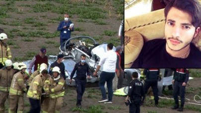 Büyükçekmecede düşen eğitim uçağının pilotu hayatını kaybetti