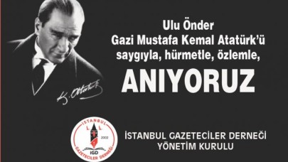 İGDden 10 Kasım mesajı