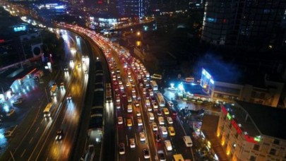 Beylikdüzü Ambarlı liman yolunda trafik sorunu