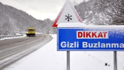 Meteorolojiden buzlanma ve don uyarısı