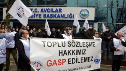 AVCILAR BELEDİYESİ MEMURLARINDAN EYLEME DEVAM KARARI