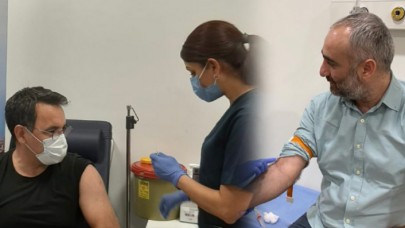 Koronavirüs aşısı olan Deniz Zeyrek ve İsmail Saymaz yaşadıkları süreci anlattı