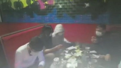 Beylikdüzünde doğum günü partisine korona baskını kamerada