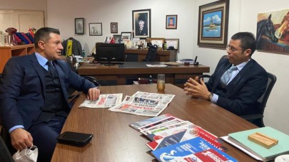 Gökhan Türkeş Öngelden Mehmet Merte ziyaret