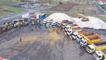 BEYLİKDÜZÜ BELEDİYESİ 270 PERSONEL VE 90 ARAÇLA KIŞA HAZIR