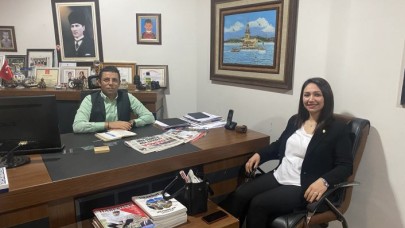 Mehmet Merte muhtar ziyareti