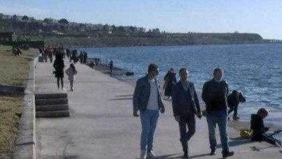 BEYLİKDÜZÜNDE SAHİLE AKIN ETTİLER