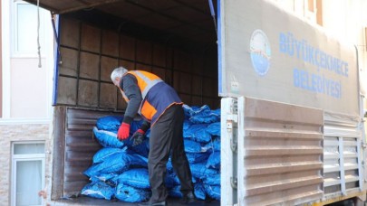 Büyükçekmece Belediyesi bin aileye kömür dağıttı