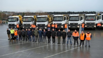 Büyükçekmece’de Kar Timleri Teyakkuza Geçti