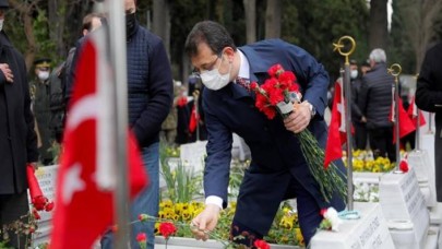 Çanakkale Şehitleri Edirnekapı Şehitliğinde anıldı