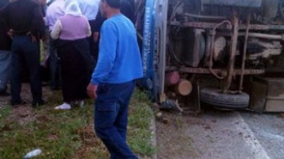 Öğrenciler sınavı dönüşü kaza geçirdi