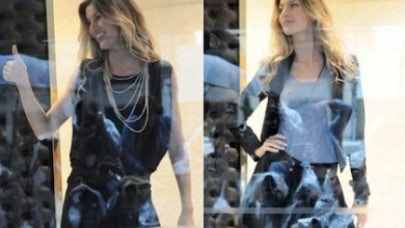 Gisele'den vitrin defilesi