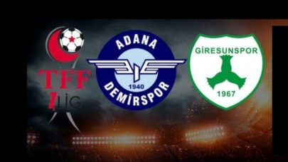 Süper Lige yükselen ilk 2 takım Adana Demirspor ve Giresunspor oldu
