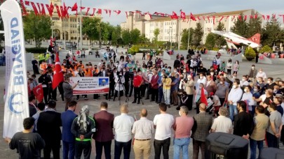 Kudüs’e Destek, İsrail’e Lanet Mitingi